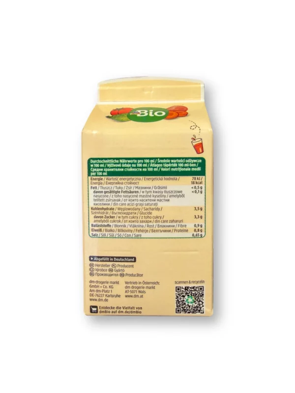 Direct juice, vegetables, 0.5 l