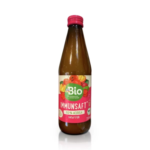 Immune juice, acerola naturally cloudy, 330 ml