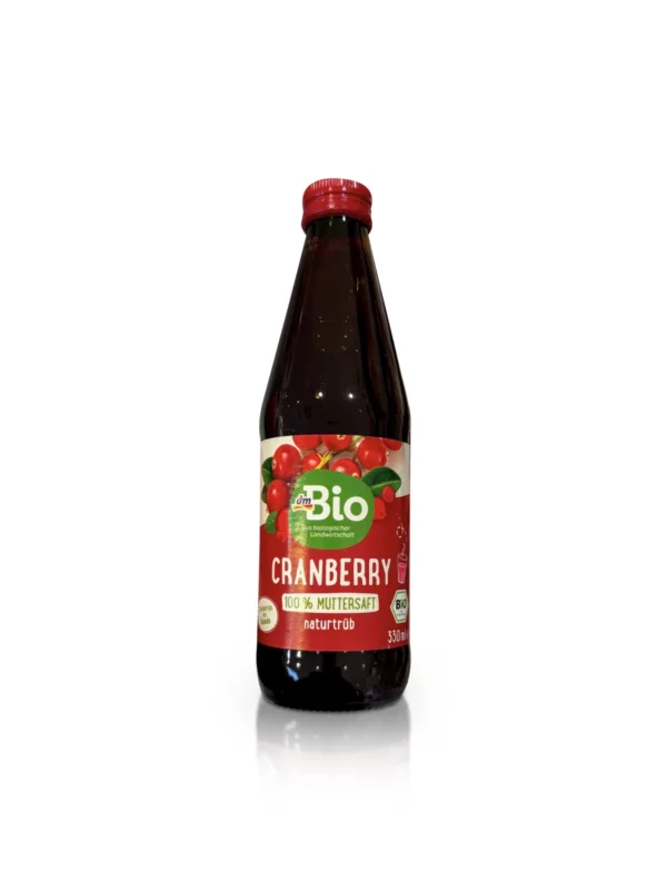 Muttersaft, Cranberry naturtrüb, 330 ml