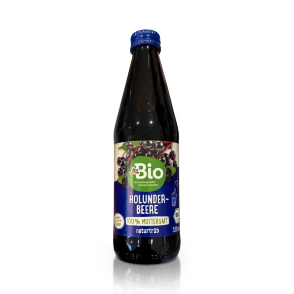 Muttersaft, Holunderbeere naturtrüb, 330 ml