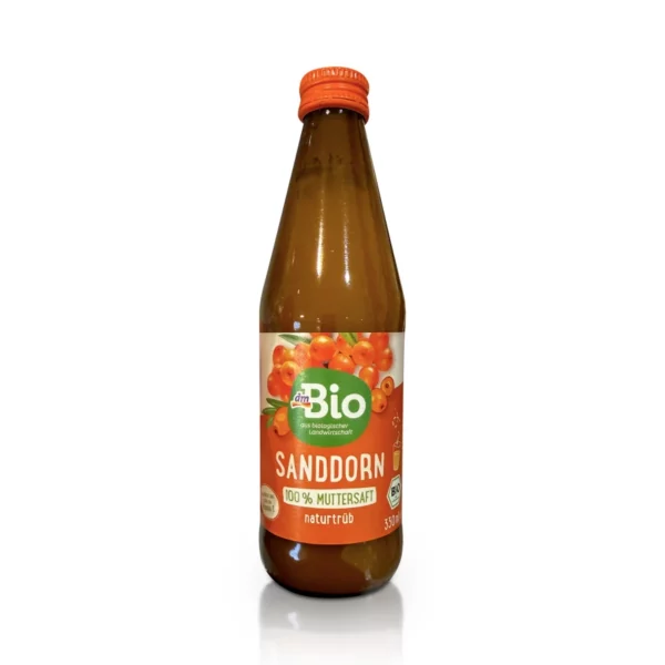 Muttersaft, Sanddorn naturtrüb, 330 ml