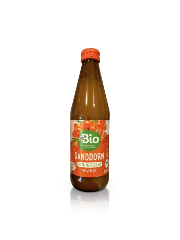 Muttersaft, Sanddorn naturtrüb, 330 ml