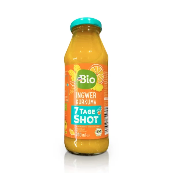 Ginger & Turmeric Shot 7 days, 280 ml Ginger & Turmeric Shot 7 days, 280 ml