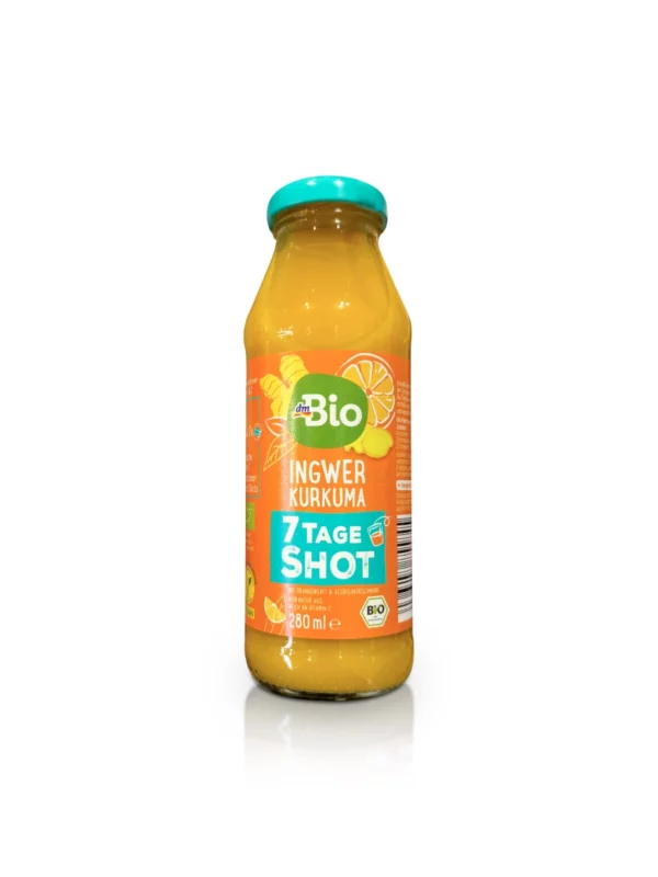 Ingwer & Kurkuma Shot 7 Tage, 280 ml