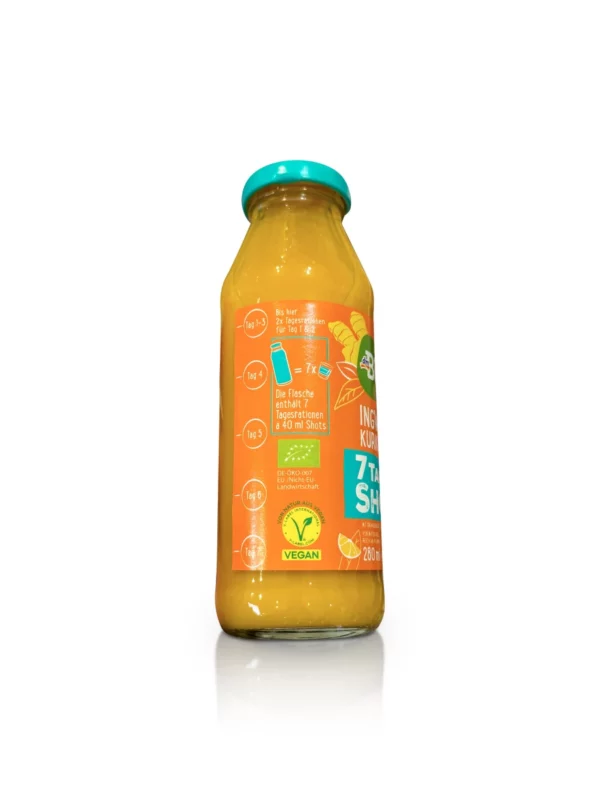 Ingwer & Kurkuma Shot 7 Tage, 280 ml