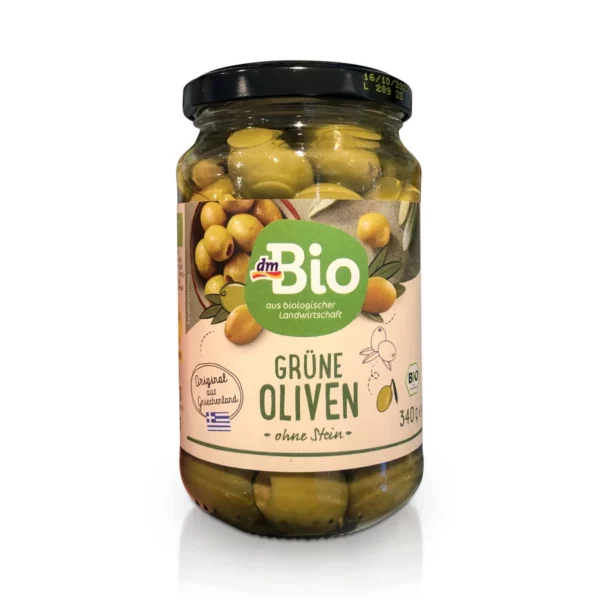 Grüne Oliven ohne Stein, 180 g