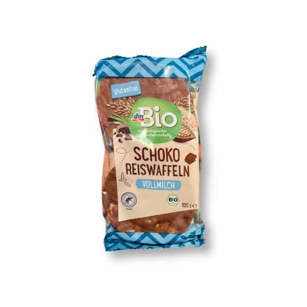 Reiswaffeln, Schoko Vollmilch, glutenfrei, 100 g