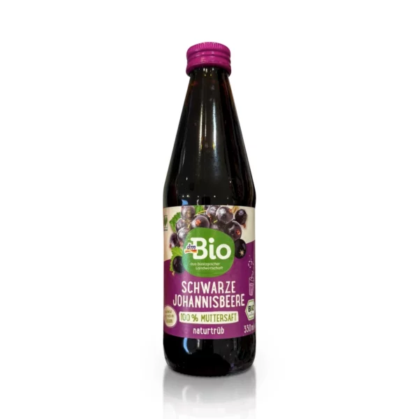 Muttersaft, Schwarze Johannisbeere naturtrüb, 330 ml Muttersaft, Schwarze Johannisbeere naturtrüb, 330 ml