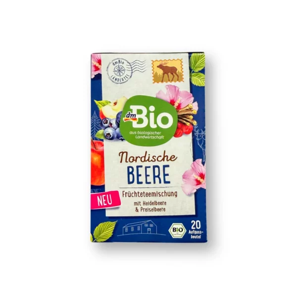 Fruit tea, Nordic berry with blueberry & lingonberry (20 bags), 40 g Fruit tea, Nordic berry with blueberry & lingonberry (20 bags), 40 g