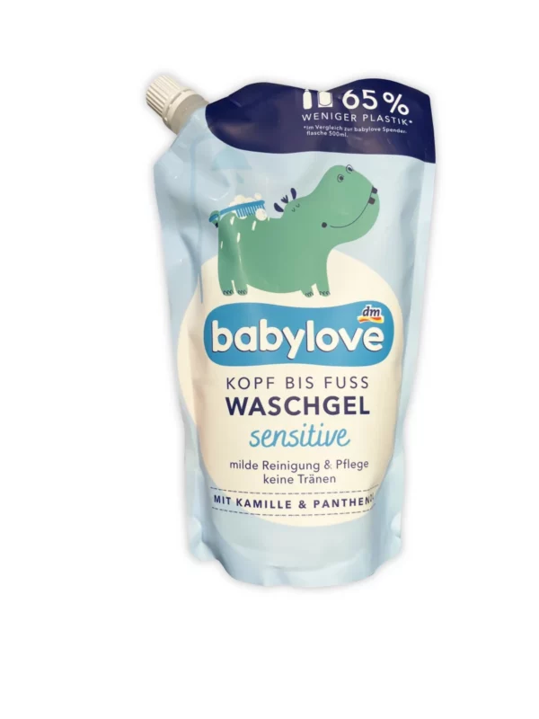 Wash gel head to toe sensitive refill pack, 500 ml Wash gel head to toe sensitive refill pack, 500 ml