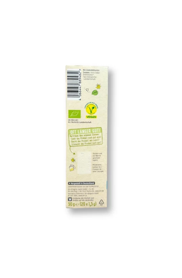 Herbal tea, lime blossom (20 bags), 30 g Herbal tea, lime blossom (20 bags), 30 g