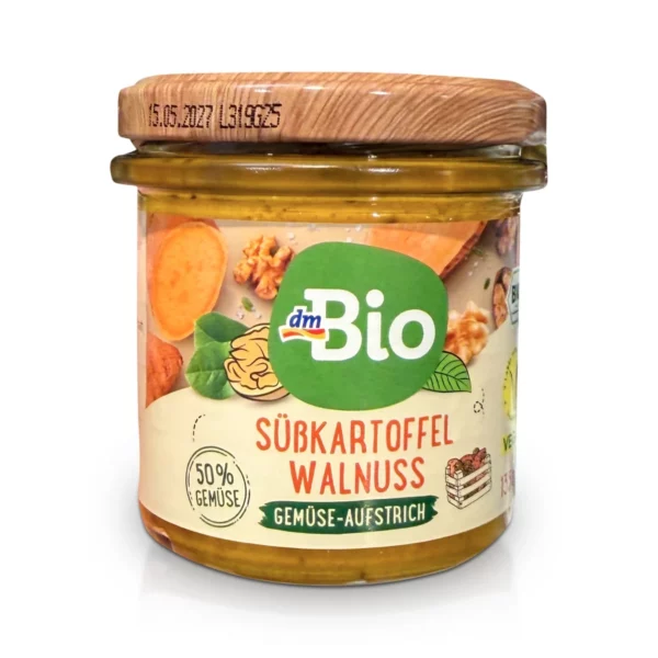 Gemüseaufstrich, Süßkartoffel Walnuss, 135 g Gemüseaufstrich, Süßkartoffel Walnuss, 135 g