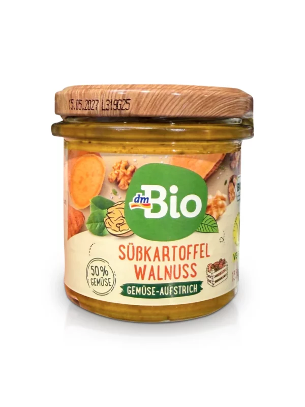 Gemüseaufstrich, Süßkartoffel Walnuss, 135 g Gemüseaufstrich, Süßkartoffel Walnuss, 135 g