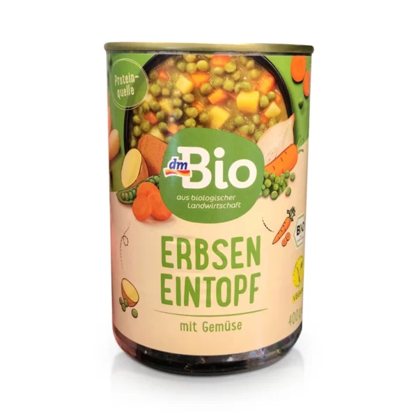 Stew, peas with vegetables, 400 g
