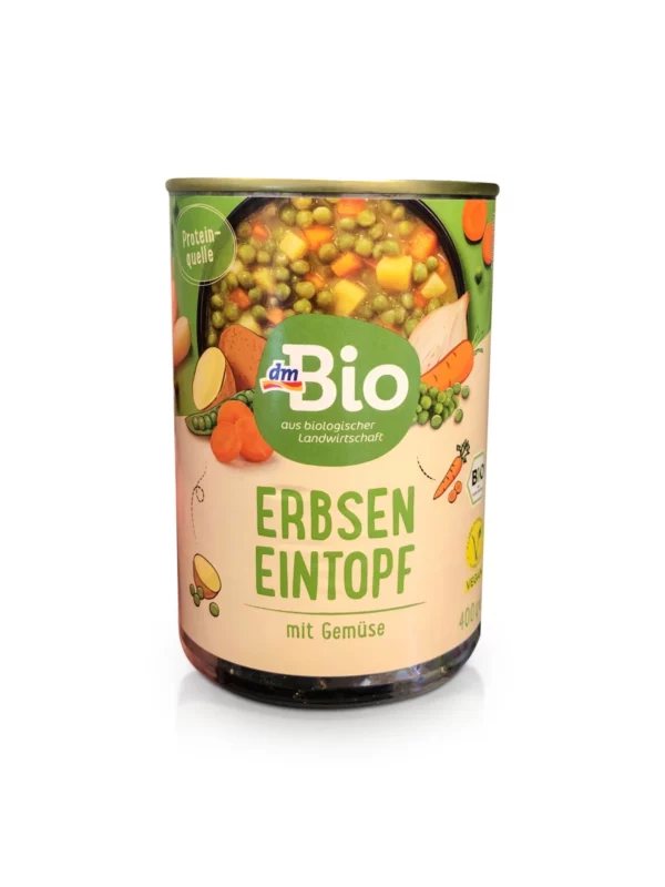 Eintopf, Erbsen mit Gemüse, 400 g Eintopf, Erbsen mit Gemüse, 400 g