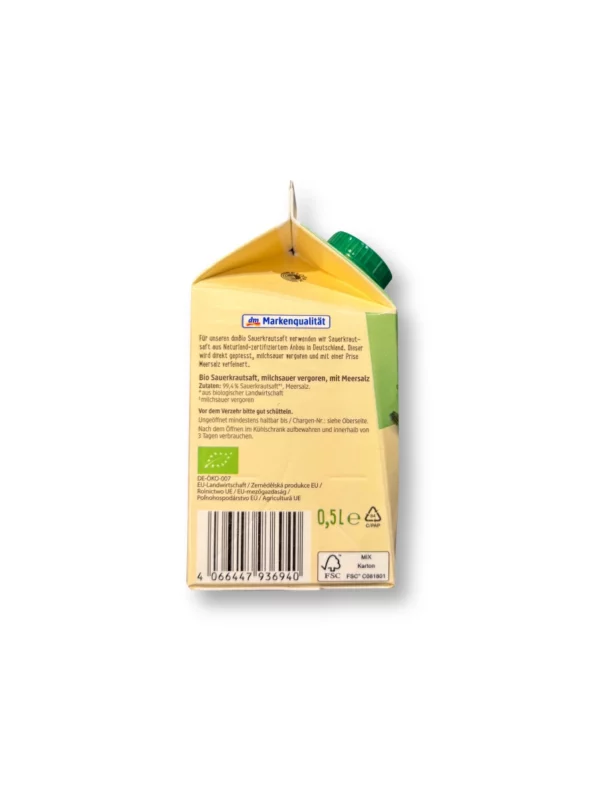 Direct juice, sauerkraut, 0.5 l