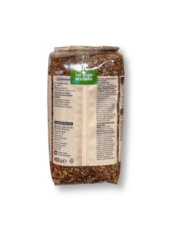 Leinsamen, geschrotet, 400 g