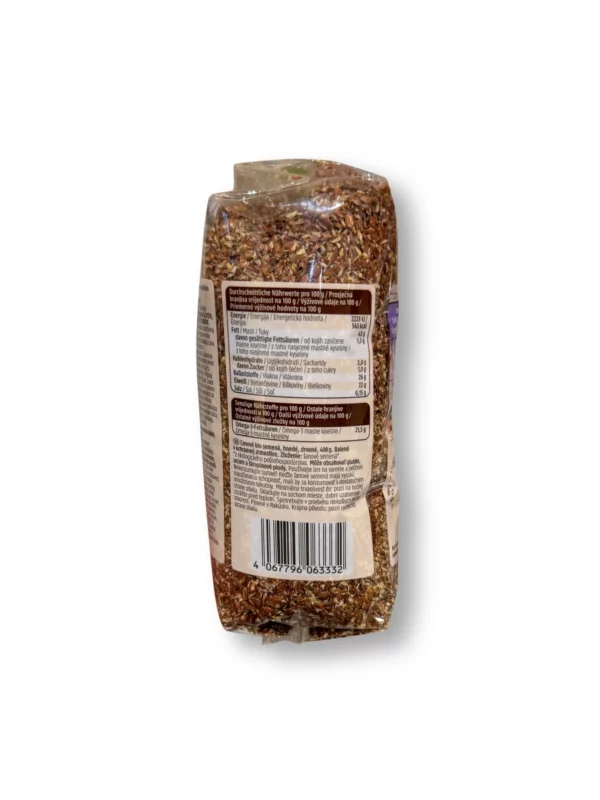 Leinsamen, geschrotet, 400 g
