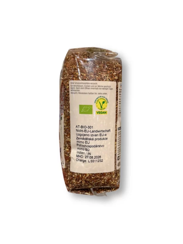 Leinsamen, geschrotet, 400 g