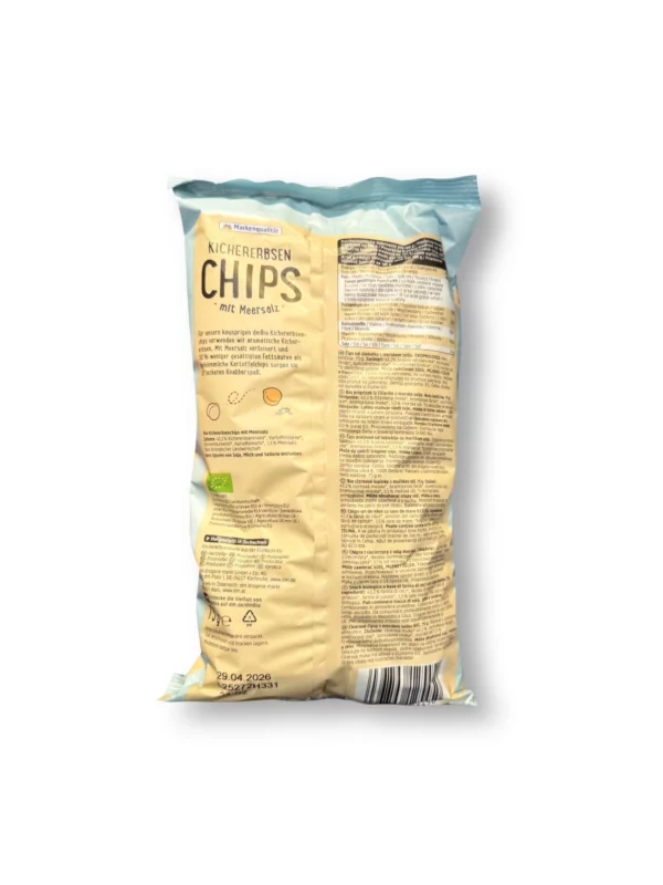 Chickpea Chips with Sea Salt, 75 g