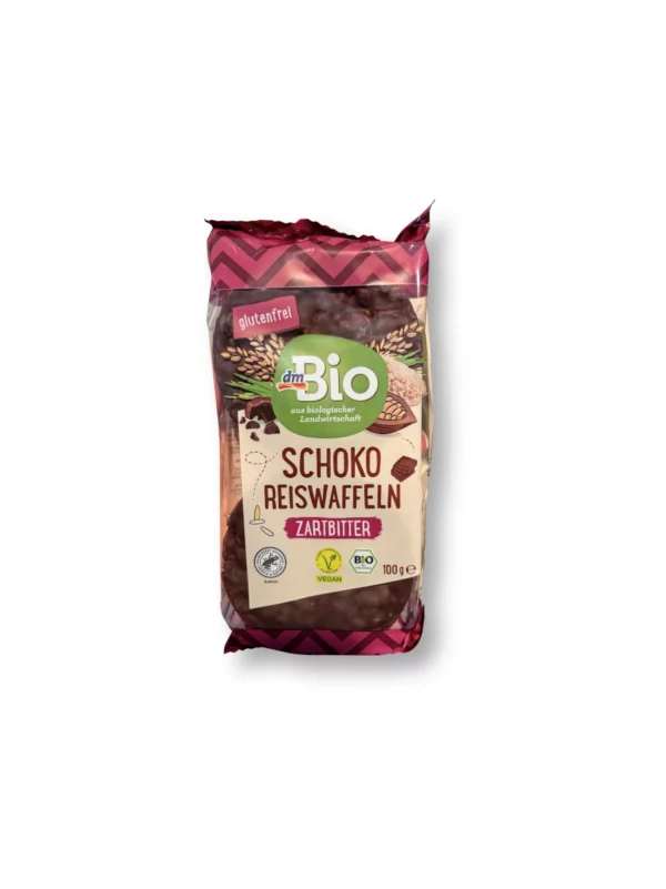 Reiswaffeln, Schoko Zartbitter, glutenfrei, 100 g