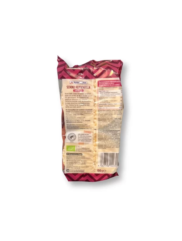 Reiswaffeln, Schoko Zartbitter, glutenfrei, 100 g