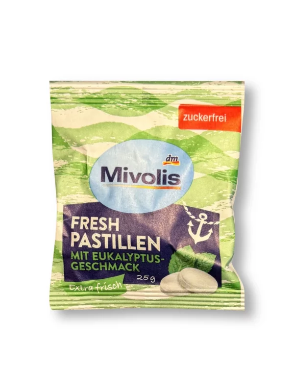 Pastilles, Fresh Eucalyptus, sugar-free, 25 g Pastilles, Fresh Eucalyptus, sugar-free, 25 g