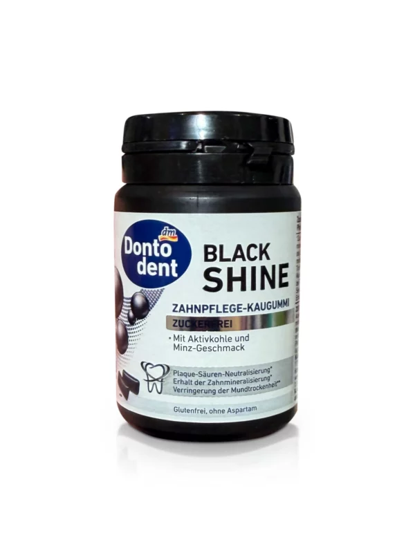 Kaugummi, Black Shine mit Aktivkohle, 50 St