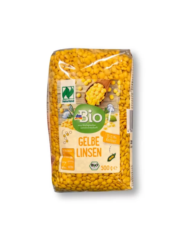 Yellow lentils, 500 g