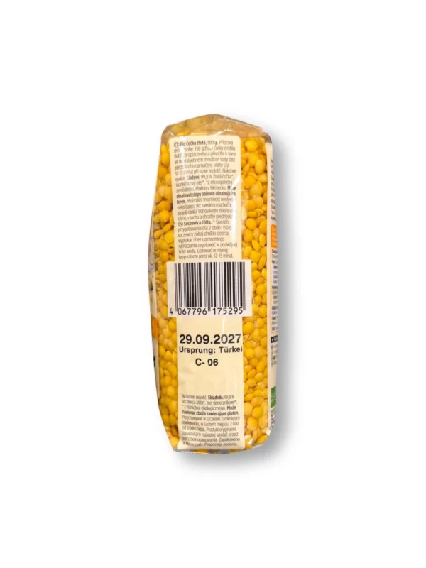 Yellow lentils, 500 g