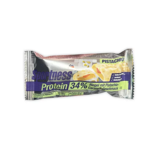Proteinriegel 34%, Pistachio Caramel Geschmack, 40 g
