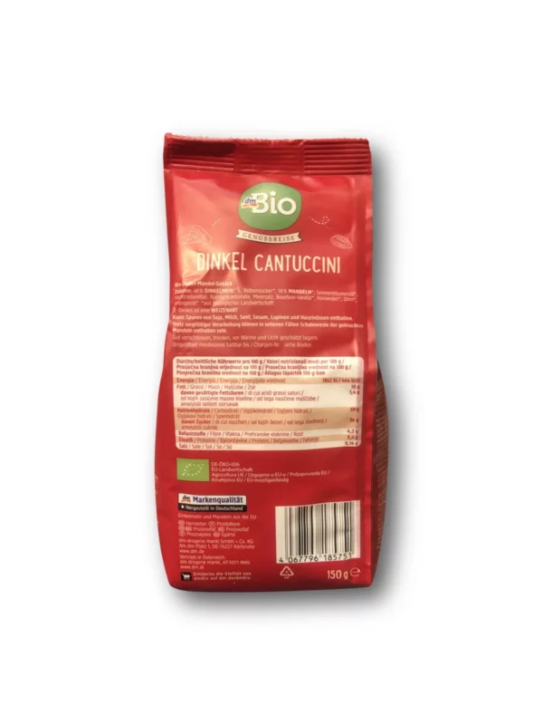Cantuccini, spelt with almonds, 150 g