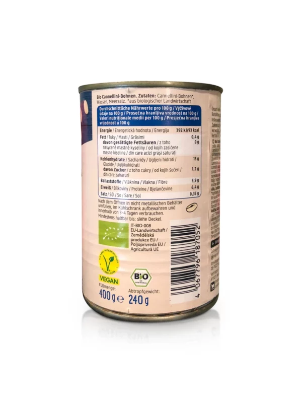 Cannellini beans, 240 g Cannellini beans, 240 g