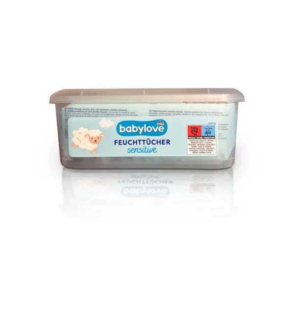 Wet wipes sensitive box, 80 pcs Wet wipes sensitive box, 80 pcs