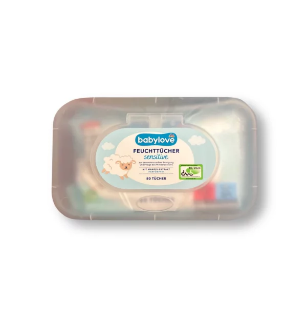 Wet wipes sensitive box, 80 pcs Wet wipes sensitive box, 80 pcs