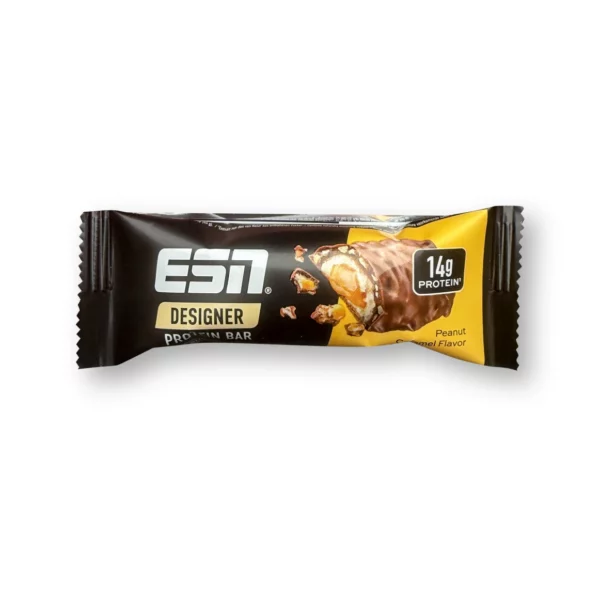 Proteinriegel Designer Bar, Peanut Caramel Geschmack, 45 g