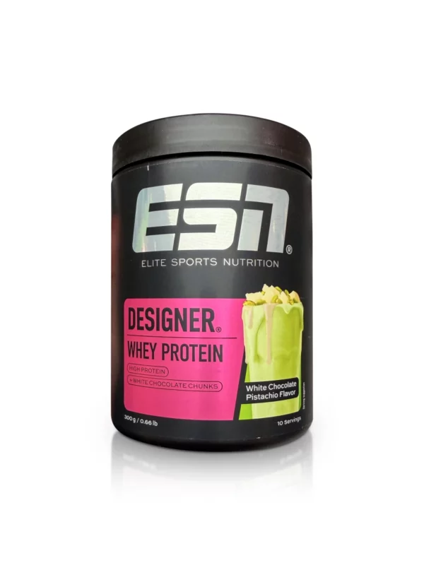 Whey protein powder, White Choco Pistaccio flavor, 300 g