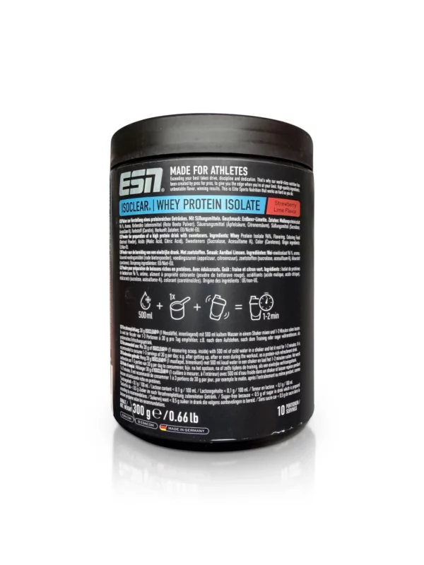 Whey protein powder Isoclear Strawberry Lime flavor, 300 g