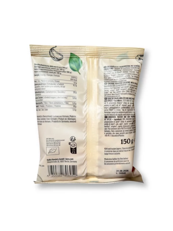 Cashewkerne mit Toskanagewürz, 150 g