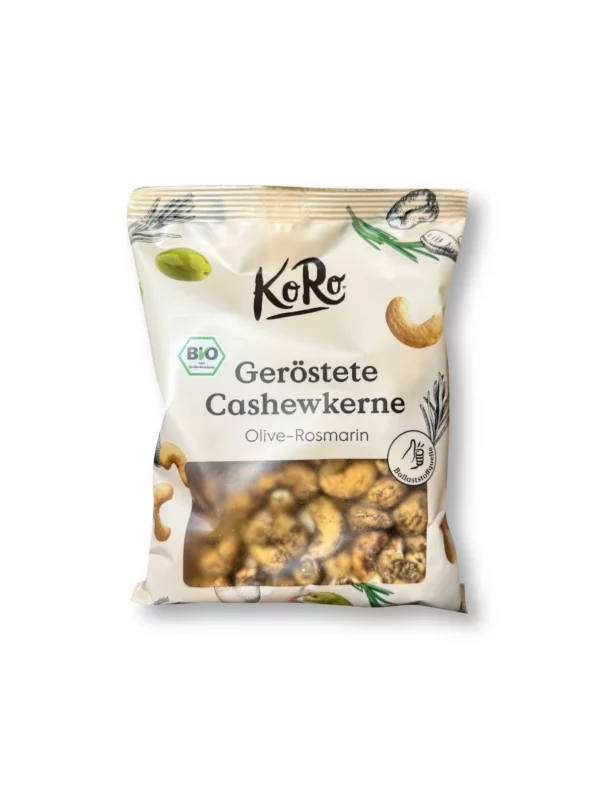 Geröstete Cashewkerne, Olive-Rosmarin, 150 g