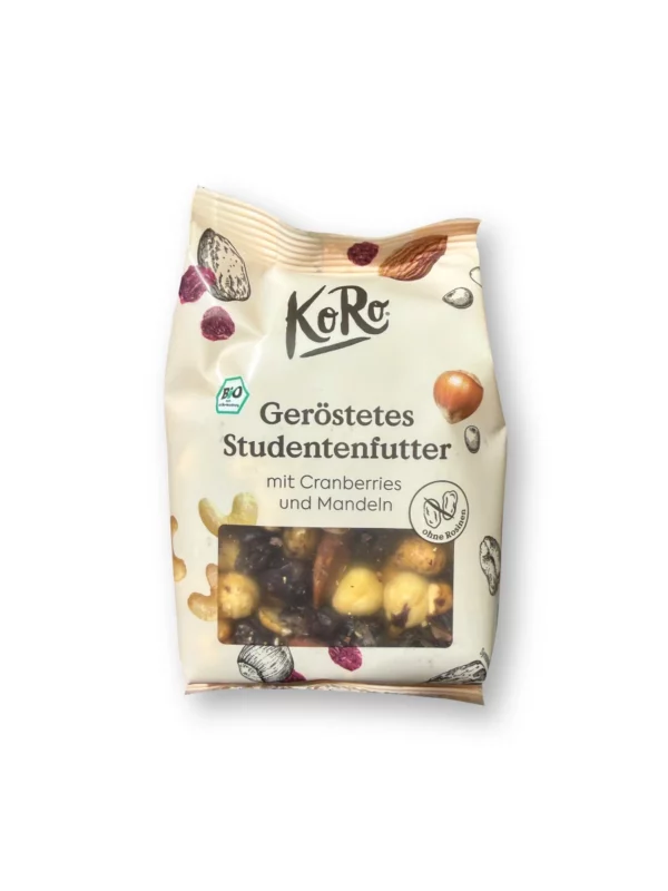 Nuss- & Trockenfrüchtemischung, Geröstetes Studentenfutter, 160 g