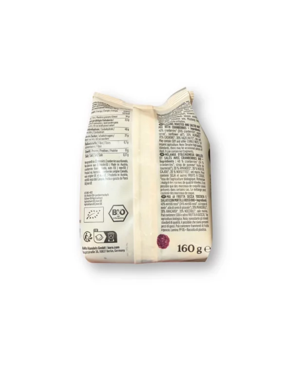 Nuss- & Trockenfrüchtemischung, Geröstetes Studentenfutter, 160 g