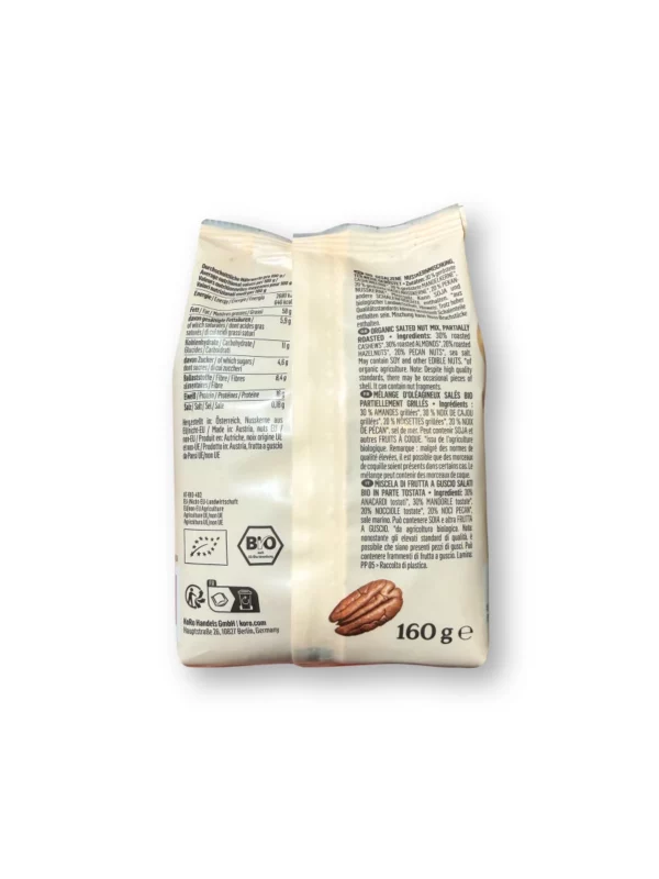 Nussmischung, Gerösteter Edelnuss-Mix, 160 g