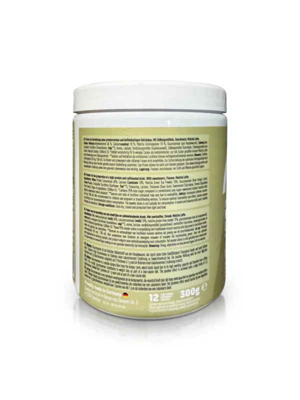 Protein powder, Iced Matcha Latte flavor, 300 g