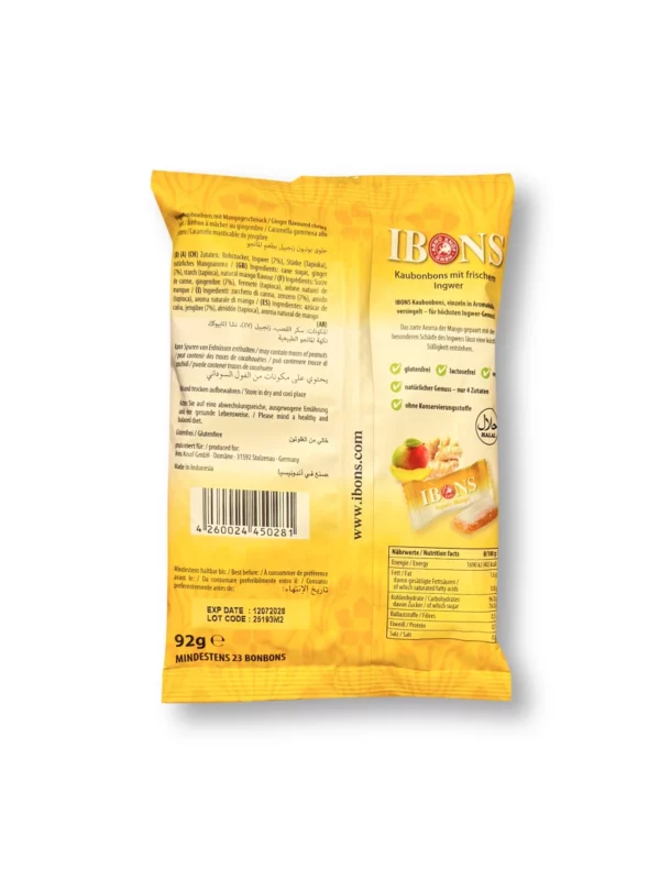 Candy, ginger & mango, 92 g