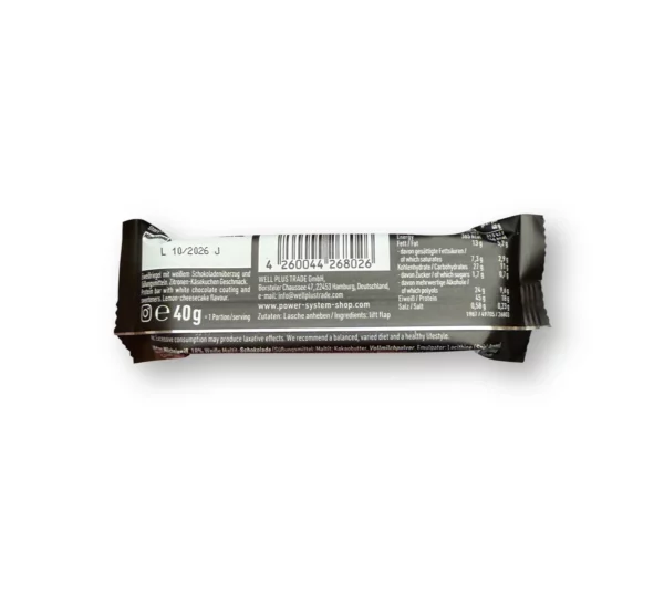Proteinriegel 45%, Lower Carb Bar, Lemon Cheesecake Geschmack, 40 g