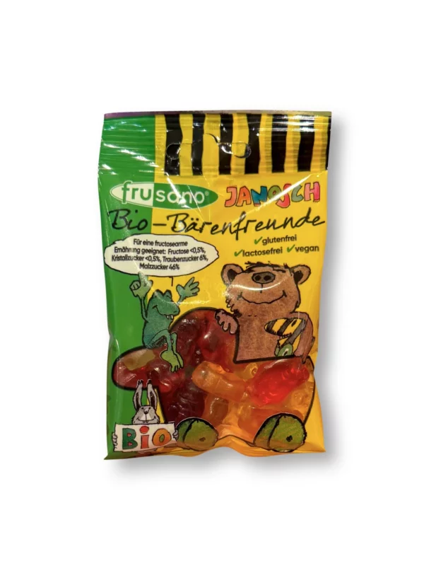 Fruit gum, Janosch bear friends with fruit flavor, 50 g
