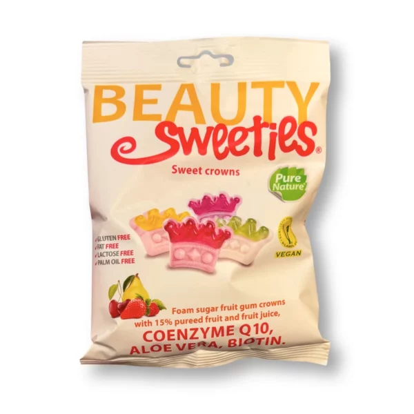 Fruit gums, sweet crowns, 125 g