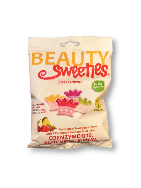 Fruit gums, sweet crowns, 125 g