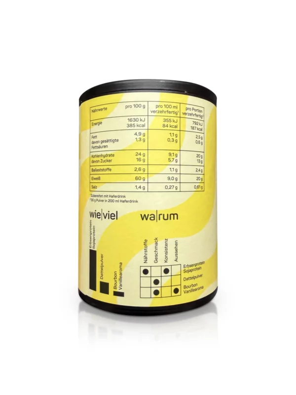 Protein powder bourbon vanilla, vegan, 300 g
